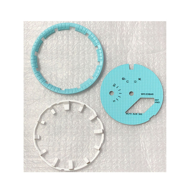 Tiff Index Dial Ring Marks Hands Mod Kit for GA2100 Offshore Series (9 Colors)-DIY Replacement Parts XYD-2301 (Customized Brand)