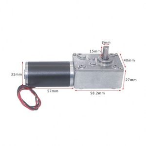 High Torque Self-lock 5840-31zy 70kg 12v 24V Dc Motors 16- 470rpm Turbine Electric Gearbox Reduce <b>Worm</b> Gear Motor Vending Mach - Product Image 1