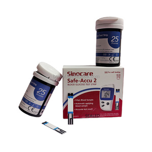 Tiras Reactivas para <span class=keywords><strong>Medidor</strong></span> <span class=keywords><strong>de</strong></span> <span class=keywords><strong>Glucosa</strong></span> Safe Accu2 <span class=keywords><strong>Sinocare</strong></span> - Product Image 2
