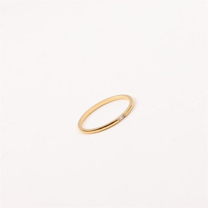Anillos de Dedo de Zirconia Chapados en Oro, Joyería para Mujer, Anillos con Dijes, Joyería que No se Deslustra - Product Image 5