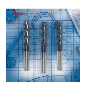 Eitfs endmill 4 TCT cortadores anulares con punta de carburo de tungsteno hrc45 fresa de extremo plano cabezal de corte en espiral carburo palabras clave End Mill - Product Image 1