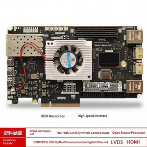 Xilinx FPGA บอร์ดพัฒนา XC7K325T <span class=keywords><strong>kintex</strong></span> 7 PCIe อินเตอร์เฟซ10 Gbps Ethernet HLS การสังเคราะห์ระดับสูงแบบขนาน - Product Image 4