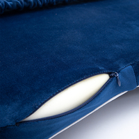 Coussin de soutien lombaire ergonomique respirant de haute qualité, chauffant par USB, amovible, lavable, en mousse à mémoire de forme tricotée