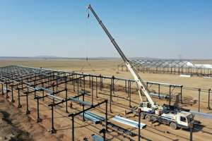 Poulailler en acier galvanisé de haute qualité pour hangar d'élevage de volaille d'alimentation et de ventilation automatique de ferme - Product Image 4