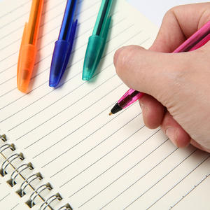 Stylos à bille en gel simples et durables pour le bureau et les étudiants, corps transparent, encre rouge/bleue/noire - Product Image 6