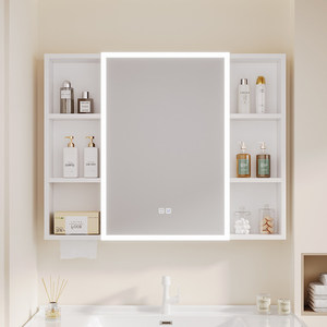 <span class=keywords><strong>Specchio</strong></span> da <span class=keywords><strong>Bagno</strong></span> Intelligente con Striscia LED Antiappannamento, Certificato 3C, in Alluminio Spaziale Rinforzato con Saldatura Senza Giunture, IPX4 - Product Image 4