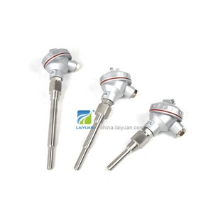 Laiyuan công nghiệp wzp SUS304 sus316 cặp nhiệt điện cảm biến nhiệt độ RTD RTD cảm biến PT100 pt1000 với thermowell - Product Image 1