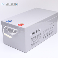 GEL 12 V 250AH Prix d'usine Batterie solaire de stockage 12 Volt Batterie plomb-acide scellée AGM ups 12 V 200AH pour système de stockage d'énergie
