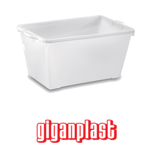 Cesta de panadero apilable 80 × 52 × 40 h cm, sin tapa Giganplast - Product Image 4