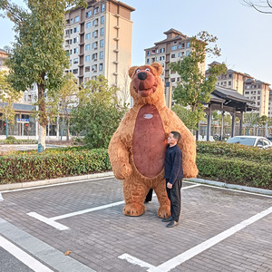 Mashable Urso Tigre Husky Coelho Traje Inflável Panda Gigante Polar Morango Urso Furry Monster <span class=keywords><strong>Mascot</strong></span> Promoções Polyfoam - Product Image 4