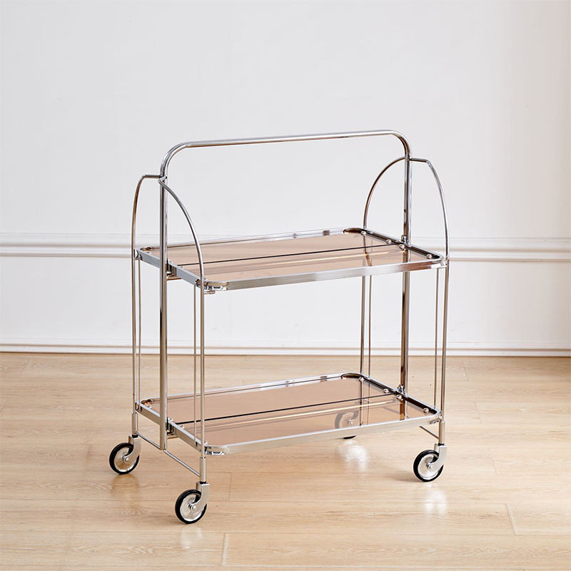 Brown tempered glass + silver frame