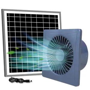 Ventilador solar de cozinha 12V, ventilador doméstico forte DC de 12 polegadas, exaustor solar para exaustor de exaustor RV