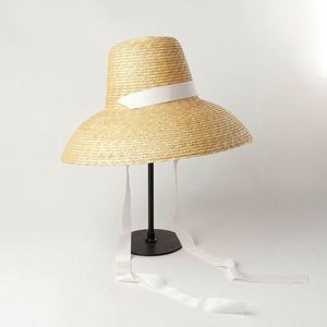 Large Brim Panama <b>Straw</b> <b>Hat</b> with Straps Character Style Unisex Outdoor Travel Casual Sun <b>Hat</b> for Beach - Product Image 2