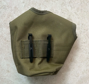 Sac de rangement en tissu Oxford vert olive SFB25, durable, avec poche à rabat - Product Image 1