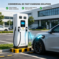 Nouvelle station de recharge ultra-rapide pour véhicules électriques (VE) de 60 kW, 80 kW, 120 kW, 160 kW, 180 kW, à poser au sol, avec double connecteur CCS2 CHAdeMO, certifiée CE, pour usage commercial.