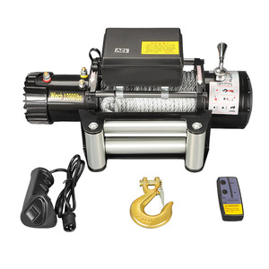 Treuil Électrique 12V 24V 3000Lb 20000Lb avec Télécommande Sans Fil ou Filaire pour Véhicules Tout-Terrain et Sauvetage Domestique - Product Image 1