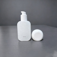 Set Botol Krim Kosmetik Kaca 30ml 50ml 100ml 120ml 30g 50g dengan Tutup Sekrup Berlapis Pernis