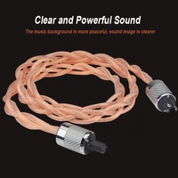 Câble audio HiFi Rasantek haut de gamme, norme américaine, 0,75 m/1 m/1,5 m/2 m, cuivre pur, isolation PVC, pour amplificateur de puissance, utilisation en construction