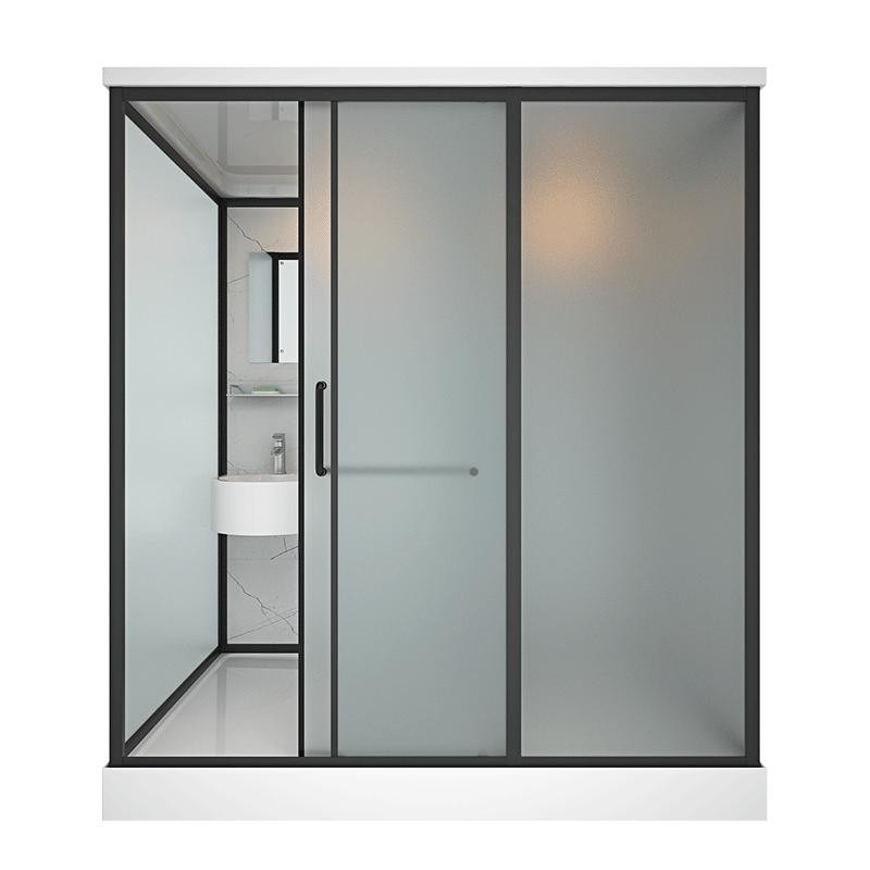 Portable Dry Wet Separation All-in-one Bathroom Integrated Shower RoomRural Room Household  Bath Toilet Units Kit 6