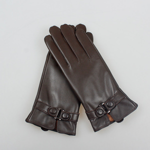 <span class=keywords><strong>Gants</strong></span> en cuir de mouton <span class=keywords><strong>marron</strong></span> pour femmes, compatibles écrans tactiles, pour l'équitation hivernale et l'usage quotidien en extérieur – Vente en gros - Product Image 1
