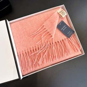 Luxurious Winter Thickened Camel Colored 100% Wool Long Solid <b>Scarf</b> <b>Shawl</b> As Women Birthday and New Year Gift YHK0093 - Product Image 6