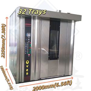 <span class=keywords><strong>Four</strong></span> rotatif à air chaud au gaz électrique à 32 plateaux à vendre <span class=keywords><strong>Four</strong></span> rotatif bon marché à vente chaude <span class=keywords><strong>Four</strong></span> rotatif à pain commercial en Chine - Product Image 2