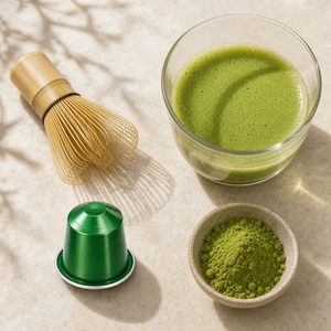 Capsules de Matcha au Goût Personnalisé, Dosettes de Thé Vert Style Original, pour Machine à Capsules, Vente en Gros, Fourniture OEM en Vrac, En Stock - Product Image 1