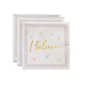 Hstyle or estampage arc-en-ciel licorne fête d'anniversaire vaisselle <span class=keywords><strong>ensemble</strong></span> parfait pour les filles fête d'anniversaire décors sert 16 invités E3237 - Product Image 6
