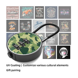 Candado de Combinación de 3 Dígitos Nuevo <span class=keywords><strong>2026</strong></span>, Resistente a la Intemperie, Seguro, Mecánico, Pequeño, para Casilleros de Escuela, Gimnasio, Equipaje, Candado de Seguridad - Product Image 2