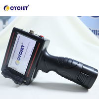 Imprimante portable TIJ pour vêtements, imprimante manuelle de logos, cartouche d'encre à base de solvant, imprimante pour gobelets en plastique