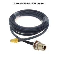 Cable LMR195 LMR200 LMR240, Conector SMA SMB FME FAKRA MCX MMCX CRC9 BNC TNC N Macho Hembra, Cable de Extensión, Adaptador