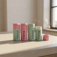 Récipient de baume à lèvres biodégradable personnalisé emballage de bâton de déodorant écologique tube de papier cylindrique vide en carton Push Up