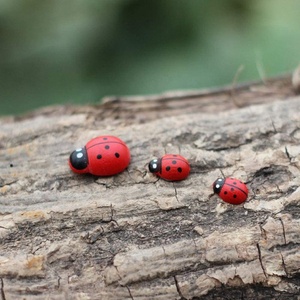 Figurines <span class=keywords><strong>de</strong></span> coccinelle <span class=keywords><strong>en</strong></span> <span class=keywords><strong>bois</strong></span>, découpées au Laser, embellissements auto-adhésives pour artisanat, Scrapbooking, décor artisanal d'anniversaire, <span class=keywords><strong>de</strong></span> noël - Product Image 6