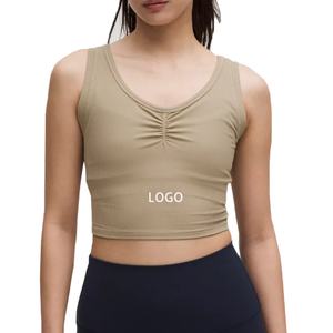 Soutiens-gorge de sport de style nouveau, vente en gros, soutiens-gorge de yoga, prix bas, haute qualité, logo personnalisé OEM, taille plus pour femmes, soutiens-gorge de sport - Product Image 3