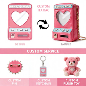 Bolso Bandolera Personalizado con Diseño Único de Corazón y Ventana, Bolso Ita Personalizable, Bolsos de Mano de Lujo para Niñas Jóvenes, Venta al por Mayor - Product Image 3