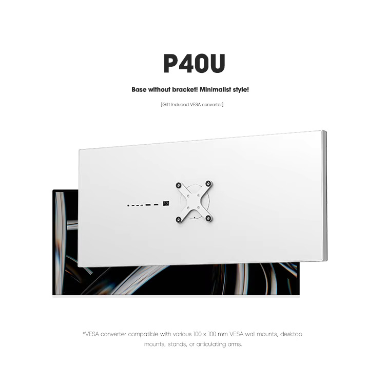 Kuycon P40U мягкий матовый антибликовый эффект 5k 60 Гц 40 дюймов 5k монитор IPS Компьютерный дисплей для погружения в Киберспорт