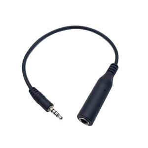 DC 3.5mm <b>TRS</b> TRRS Male to 6.35 Audio Adapter Av Audio <b>Cable</b> Aux <b>Cable</b> to 6.35 Adapter Audio Av <b>Cable</b> - Product Image 2
