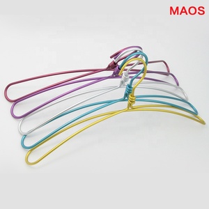 Cintre en aluminium à <span class=keywords><strong>double</strong></span> fil Maos, vente chaude, avec épaules larges pour veste - Product Image 2
