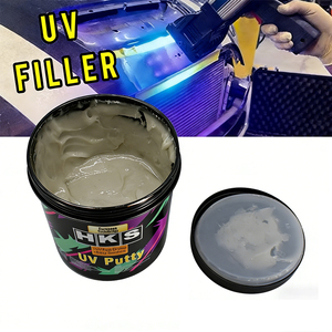 Mastic UV actif pour carrosserie, mastic UV haute <span class=keywords><strong>duret</strong></span>é pour la réparation des trous et des interstices de surface automobile et apprêt de base - Product Image 4