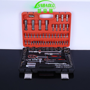 Ensemble d'outils à douilles Sataok 94 pièces, clés mixtes métriques Cr-V pour réparation automobile - Product Image 5
