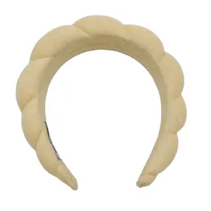 Thời Trang Phụ Nữ Xoắn Nút Headband Terry Khăn Vải Tóc Phụ Nữ Tóc Hoop Lady Phụ Kiện Tóc Headband