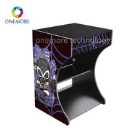Base de machine d'arcade de table détachable avec armoires en bois, garantie 1 an, prend en charge l'espagnol et l'anglais