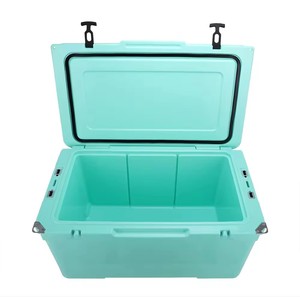 Glacière portable rotomoulée 115QT personnalisée, écologique et isotherme, pour la pêche en extérieur, réutilisable, en plastique, avec roues, pour aliments et boissons - Product Image 6