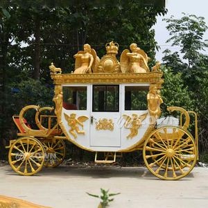 Carroza Real Eléctrica de Lujo para Uso Comercial con Asientos Confortables para Parques de Atracciones, Bodas y Desfiles - Product Image 5