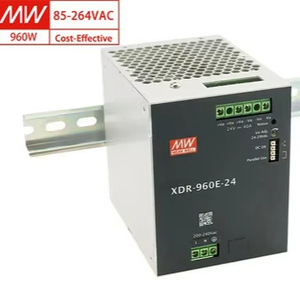 MEAN WELL NEW Série XDR-960E d'alimentation sur rail DIN 24V 36V 48V 960W économique, série <span class=keywords><strong>SDR</strong></span> d'entrée 180-264VAC améliorée - Product Image 1