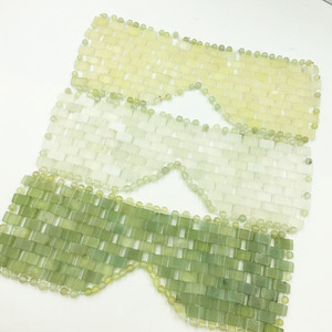 Offre Spéciale : Rouleau de Jade Facial et Gua Sha, Masque Yeux <span class=keywords><strong>Vert</strong></span>, Masseur Rafraîchissant pour le Visage - Product Image 4