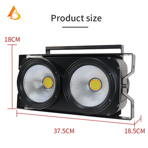 2X100W COB LED Stage Lights with 2 <b>Lamp</b> Heads <b>Wireless</b> DMX512 Light Suitable for Bars, Weddings, Parties - Product Image 4
