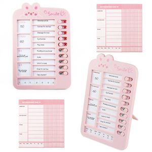 Thói quen hành vi của trẻ em để phát triển lịch trình đấm thẻ hàng ngày dễ thương phim hoạt hình chó tự điều chỉnh thẻ đấm - Product Image 2