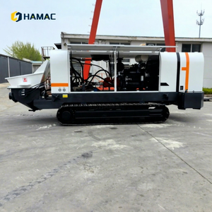 ปั๊มคอนกรีตดีเซลแรงดันสูง 13Mpa รุ่น HAMAC LDHBT60-13-132 เครื่องยนต์ 132 กิโลวัตต์ 60 ลูกบาศก์เมตร/ชั่วโมง แบบรถพ่วง พร้อมใบรับรอง CE - Product Image 1