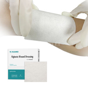 Medicazione per Ferite in Alginato di Calcio, Cerotti 4'' X 4'', Garza Morbida e Altamente Assorbente, Imbottitura Antiadesiva, Campione Gratuito - Product Image 3